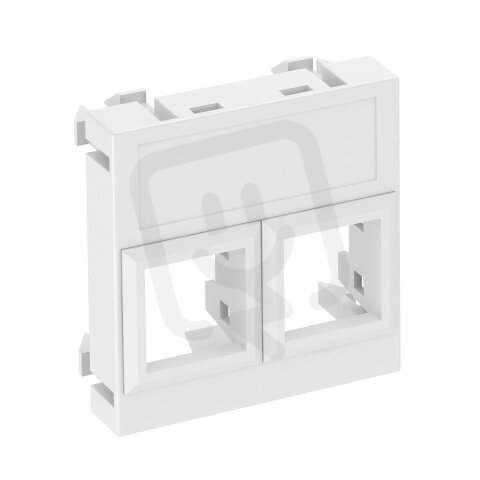 OBO DTG-02LE RW1 Nosiče datové techniky 45x45mm čistě bílá Polykarbonát PC