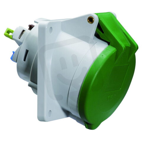 Zásuvka vestavná 16A 4p >50V IP44 10h 300Hz Quick-Connect BALS 12737