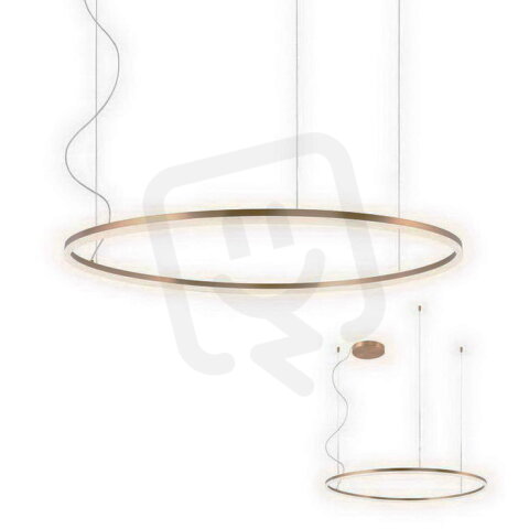 Závěsné svítidlo ORBIT SU LED 66W 3000K D1000 BRASS-DALI REDO 01-1715-DALI