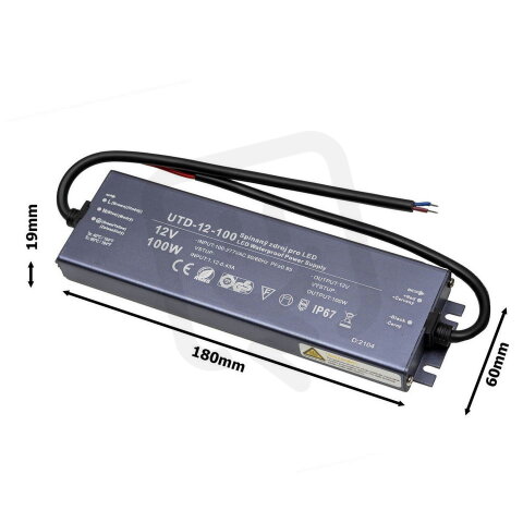 12V 100W zdroj UTD-12-100 T-LED 056301