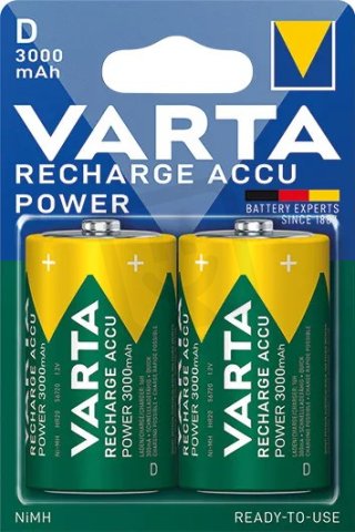 VARTA Recharge Accu Power 2 D 3000 mAh R