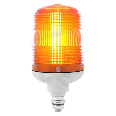 SIRENA Maják zábleskový MINIFLASH X 240 V, AC, IP54, M12, oranžová, světle šedá