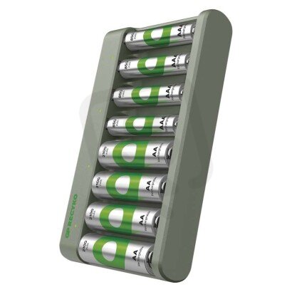 Nabíječka baterií GP Eco E821 + 4× AA 2100 + 4× AAA 850 GP BATTERIES B50829