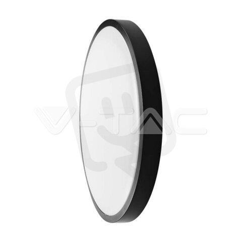 36W LED Dome Light Round Black Frame 300 V-TAC SKU76391