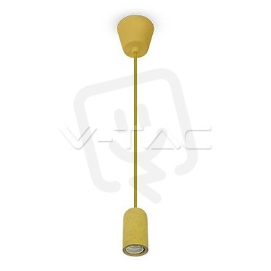 Závěsné svítidlo V-TAC Concrete Yellow VT-7668