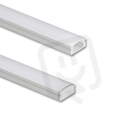 Přisazený hliníkový profil PH2 17x8mm bez difuzoru 2m MCLED ML-761.121.74.2