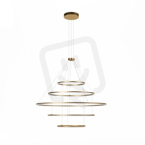 Závěsné svítidlo ORBIT SU LED 300W D1500+1000+1000+600+600 BRASS 01-2249-DALI