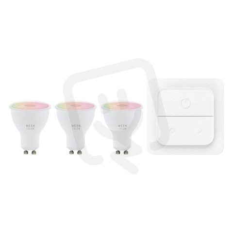 Světelný zdroj SET 3X LM-ZIG-RGB/CCT GU10 4,5W + přepínač EGLO 110313