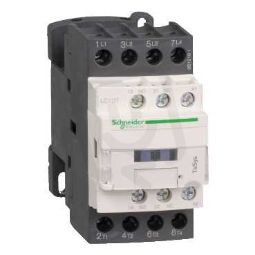 Schneider LC1DT40P7 Stykač 4P (4'Z') 40A v AC-1,pom.kont.1'Z'+1'V',230V