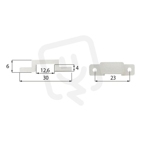 Sponka upevňovací LED pásků IP68 MCLED ML-110.015.90.0