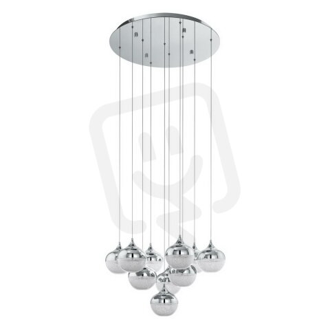 Závěsné svítidlo MIOGLIA LED  chrom/čiré/GRANILLE 31,5W IP20 EGLO 39527