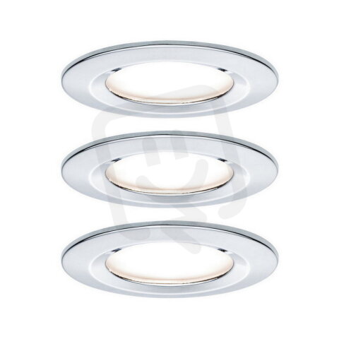 Vestavné svítidlo LED Nova kruhové 3x6,5W chrom nevýklopné 3-krok. stmív 934.99