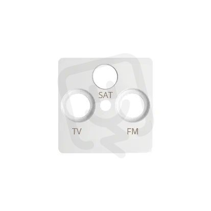 Kryt pro anténní zásuvky R-TV-SAT, bílá KONTAKT SIMON 82037-30
