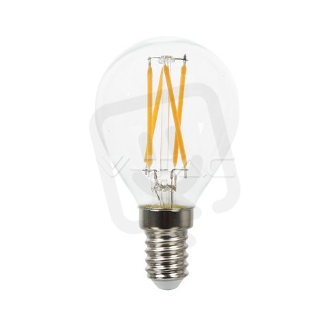 LED žárovka V-TAC 4W Filament Cross E14 P45 Warm White VT-1996