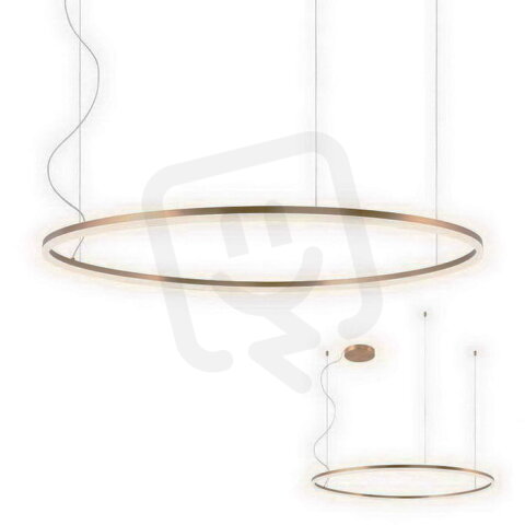 Závěsné svítidlo ORBIT SU LED 84W 3000K D1200 BRASS-DALI REDO 01-1717-DALI