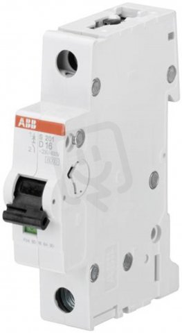 S201-D25 1 fázový jistič 25 A char. D 6kA ABB 2CDS251001R0251