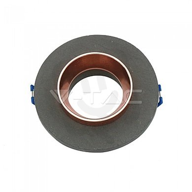 GU10 Fitting Concrete Metal Grey Recesse