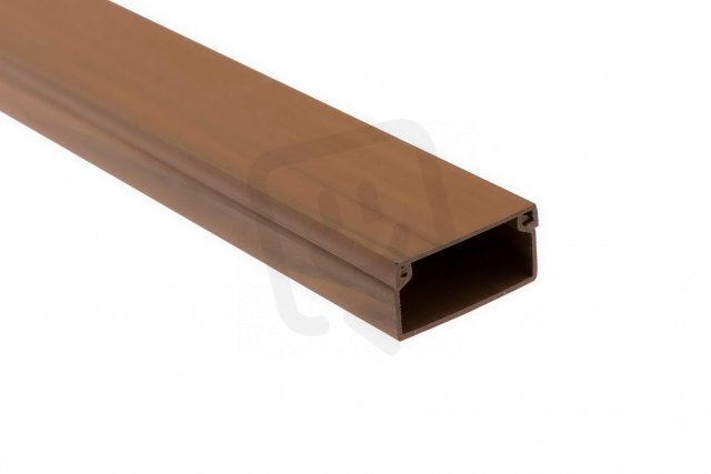 Malpro D1041-8835 Lišta 30x15mm, imitace dřeva, tmavá, fólie