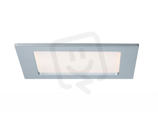 Zápustný LED panel hranatý 12W 2700K matný chrom IP44 920.80 PAULMANN 92080