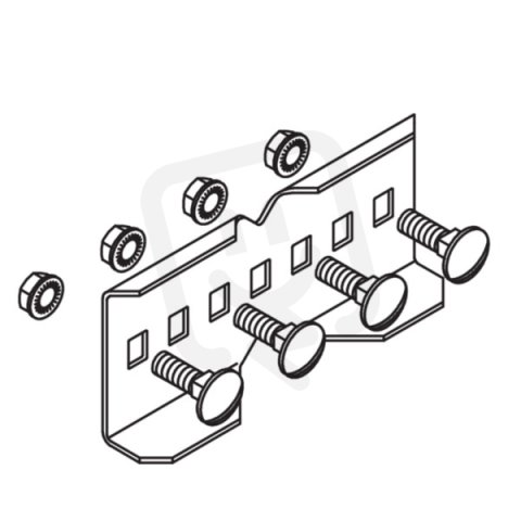 podélná spojka žebříku, vč. 4xKLS 8x16 PUK GROUP LGVH-BS 60F