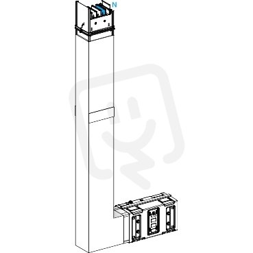 KSA1000DLE41F Koleno 1000 A vertikální n