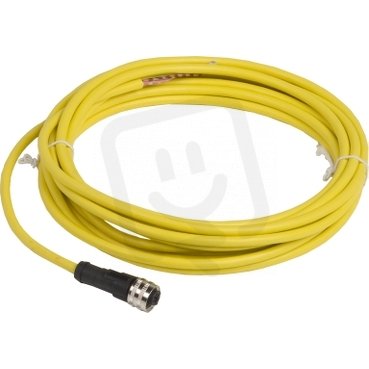 Kabel PVC s konektorem zásuvka 1/2˝ 3 piny přímý L=5m TELEMECANIQUE XZCPV1865L5