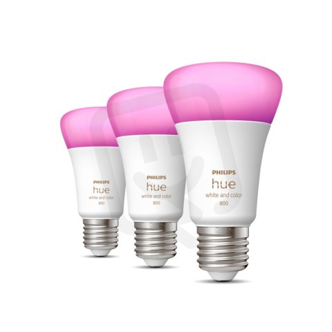 Philips Hue White and Color ambiance LED žárovka 800lm (60W) E27 (3ks)