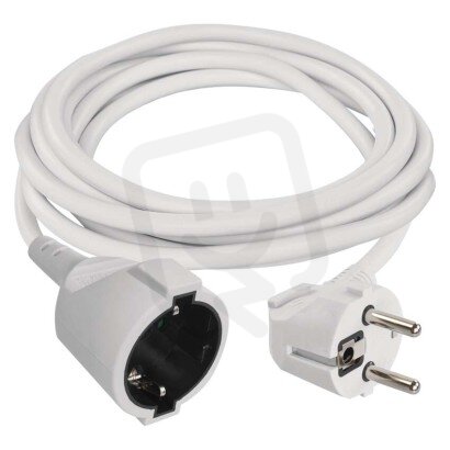 Prodlužovací kabel 1,4 m 1 zásuvka bílý PVC 1 mm2 EMOS P0121