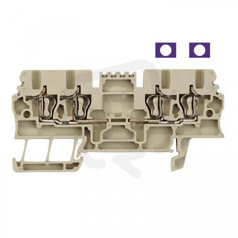 Průchozí svorkovnice ZDU 1.5/2X2AN WEIDMÜLLER 1826970000