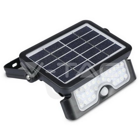 5W LED Solar Floodlight Black Body 4000K