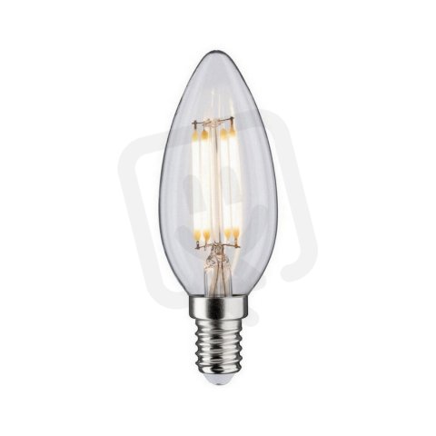 LED svíčka 4,5 W E14 čirá teplá bílá 286.11 PAULMANN 28611