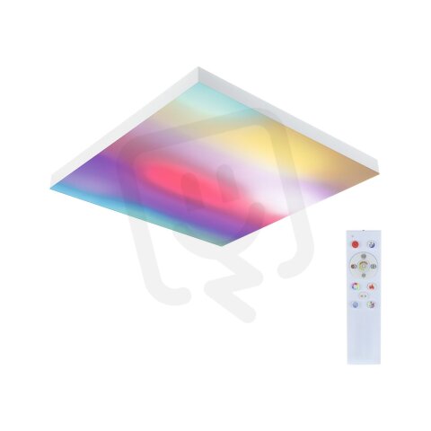 LED Panel Velora Rainbow dynamicRGBW hranaté 450x450mm RGBW bílá PAULMANN 79905