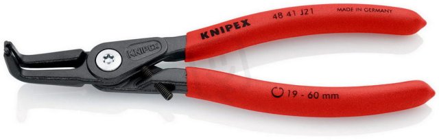 Precizní kleště na pojistné vnitřní kroužky v otvorech 165 mm KNIPEX 48 41 J21