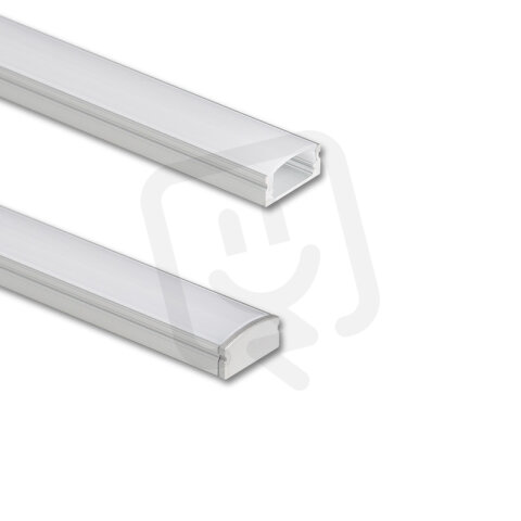 Přisazený hliníkový profil PH2 17x7mm čirý difuzoru 3m MCLED ML-761.022.74.3