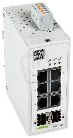 Konfigurovatelný průmyslový switch, 6-Port 1000BASE-T, 2 sloty 1000BASE-SX/LX