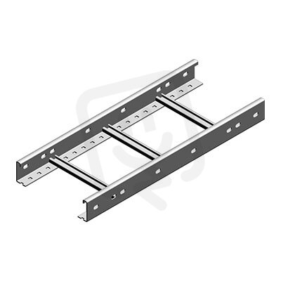 Kabelová lávka, bočnice 60 mm, šíře 100mm, tloušťka 1, 5mm, 3m, Sendzimir