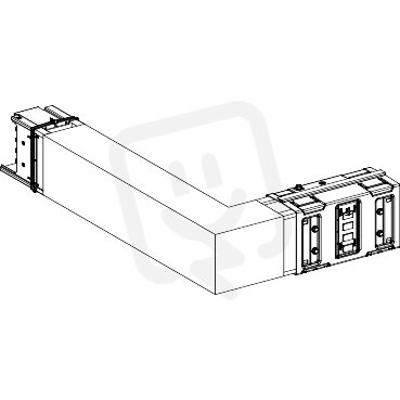 Koleno 630 A horizontální na míru doprava SCHNEIDER KSA630DLR41A