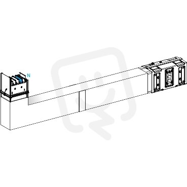 KSA1000DLE42F Koleno 1000 A vertikální n