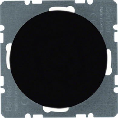 Záslepka s centrálním dílem, R.1/R.3, černá lesk BERKER 10092045