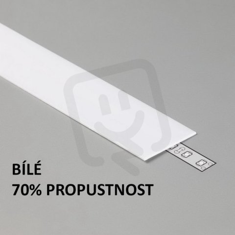 FKU-PG-2M-W Plexi G bílé pro AL profily FKU15, 90, 2m FK TECHNICS 4737638