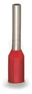 Dutinka, objímka na 1mm2/AWG 18 s plastovým límcem červená WAGO 216-223