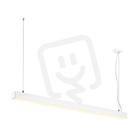 Q-LINE DALI SINGLE LED závěsné svítidlo stmívatelné 1 500 mm bílé SLV 1001310