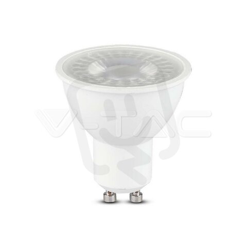 LED Spotlight SAMSUNG CHIP GU10 7,5W 110° With Lens 6400K, VT-292 SKU21874