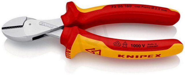 KNIPEX X-Cut Kompaktní kleště na štípání drátu s velkým převodem 160 mm