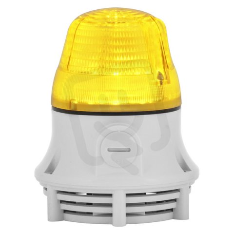 Svítidlo se zvukovým signálem MICROLAMP LED A 12/24V ACDC IP30 M16 žlutá 2 tóny