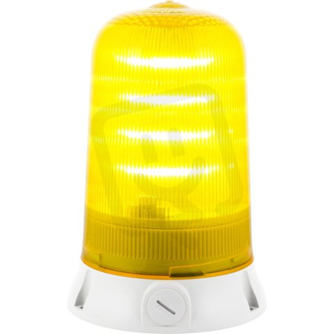 SIRENA Maják rotační LED ROTALLARM S LED 12/24 V, ACDC, IP65, žlutá, světle šedá