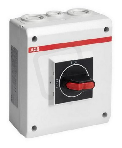 Odpínač v plastové skříňce IP65 OTE16T3M ABB 1SCA022613R2190