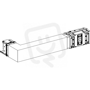 Koleno 630 A horizontální na míru doprava SCHNEIDER KSA630DLR42A