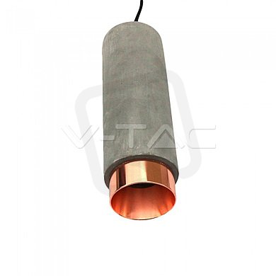 GU10 Fitting Gypsum Concrete Pendant Met