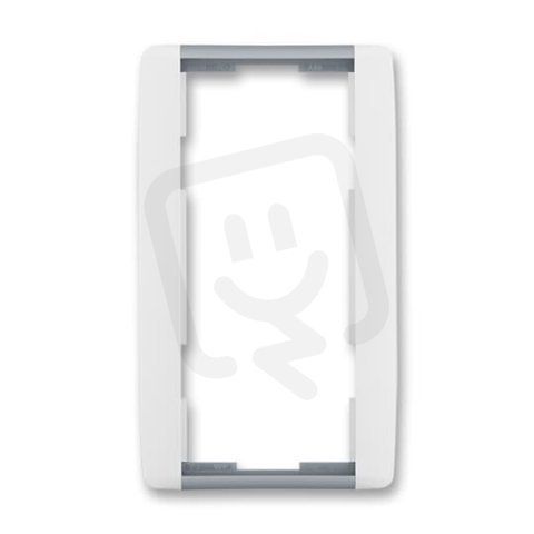 ELEMENT Dvojrámeček svislý bílá/ledová šedá ABB 3901E-A00121 04